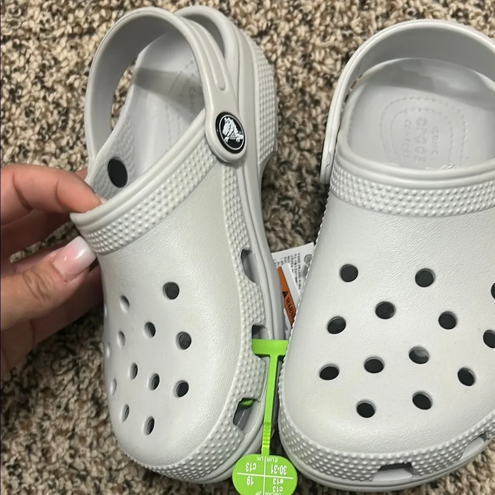 CROCS Kids Classic Sandals - Light Gray